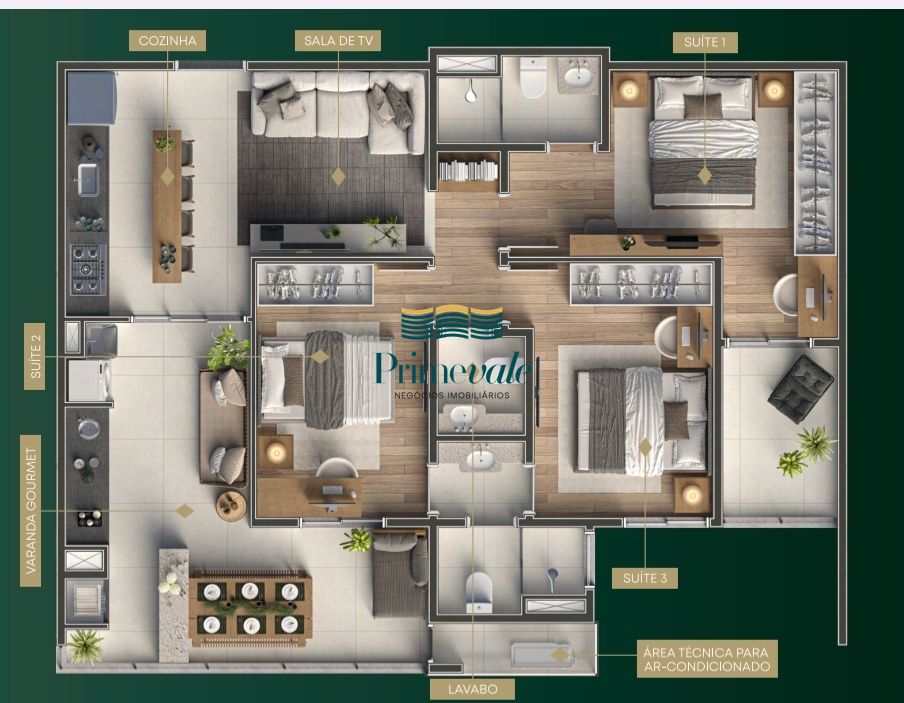 Apartamento, 3 quartos, 85 m² - Foto 1