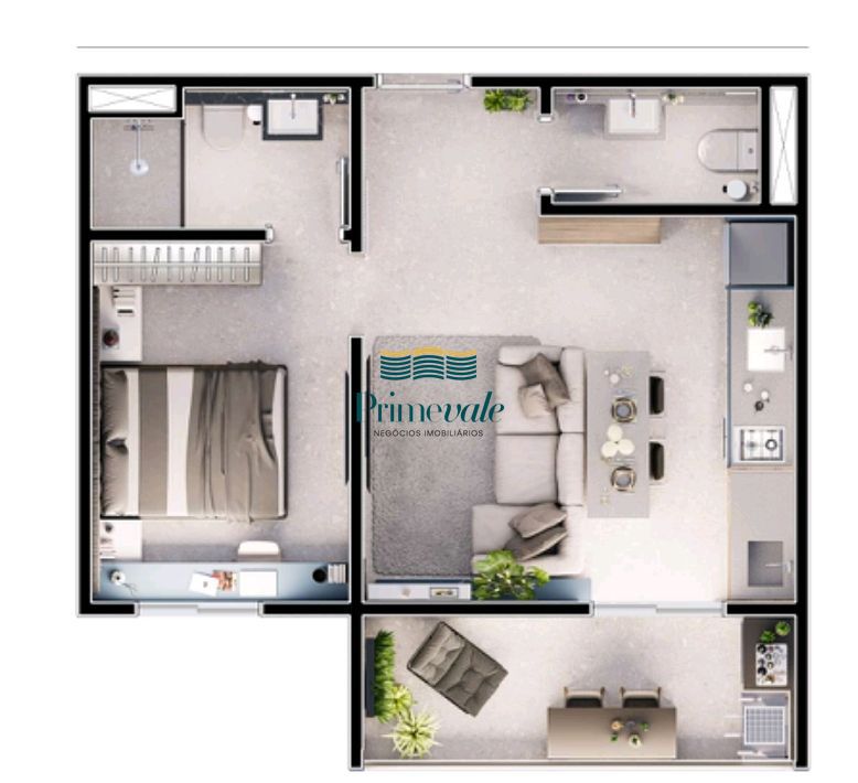 Apartamento, 1 quarto, 43 m² - Foto 10