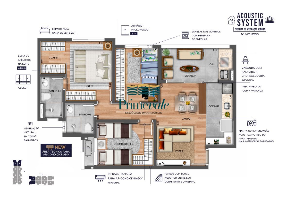 Apartamento, 2 quartos, 76 m² - Foto 45