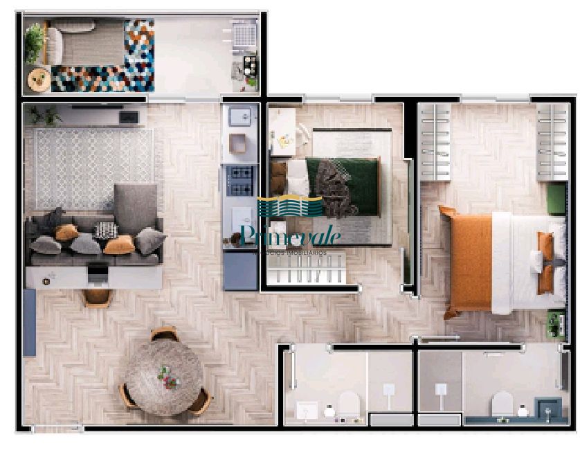 Apartamento, 1 quarto, 43 m² - Foto 11