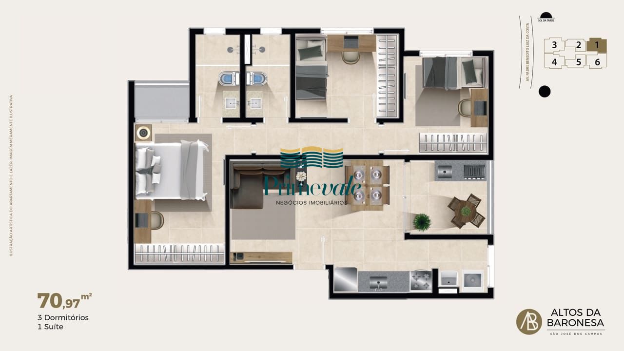 Apartamento, 2 quartos, 56 m² - Foto 5