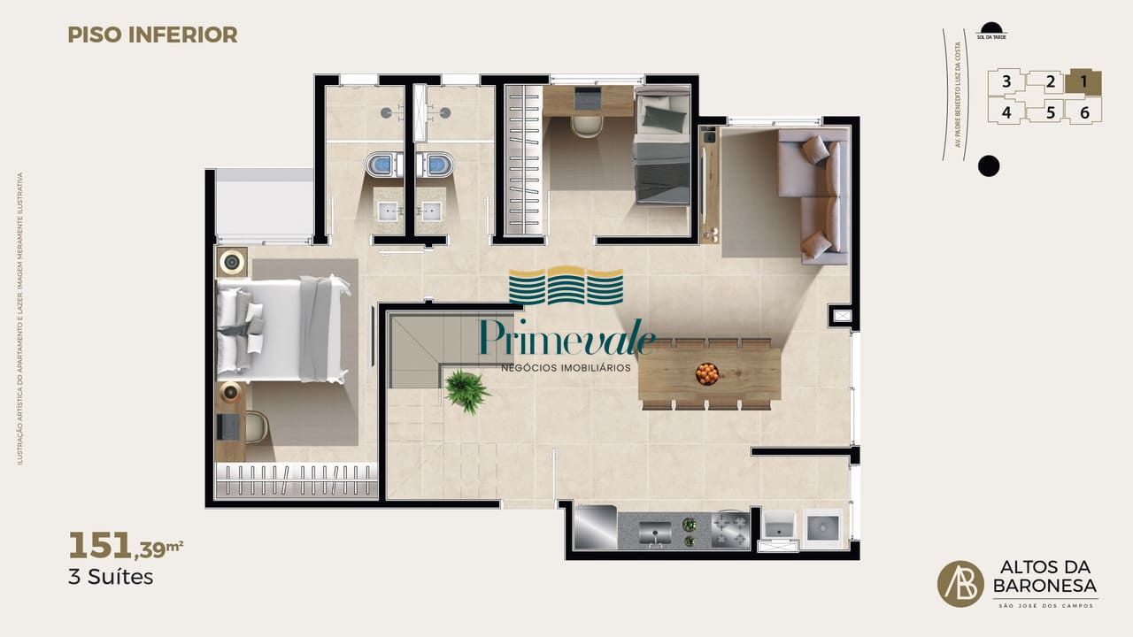 Apartamento, 2 quartos, 56 m² - Foto 9