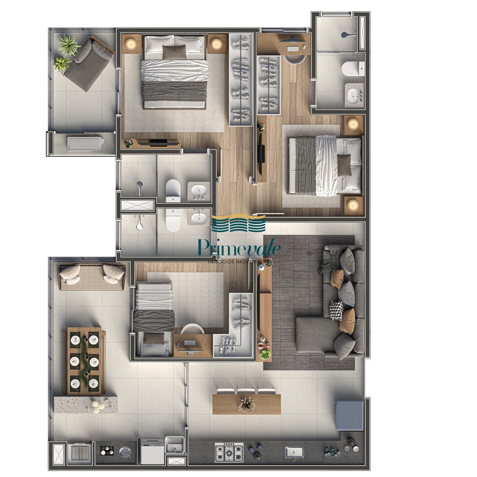 Apartamento, 3 quartos, 88 m² - Foto 20