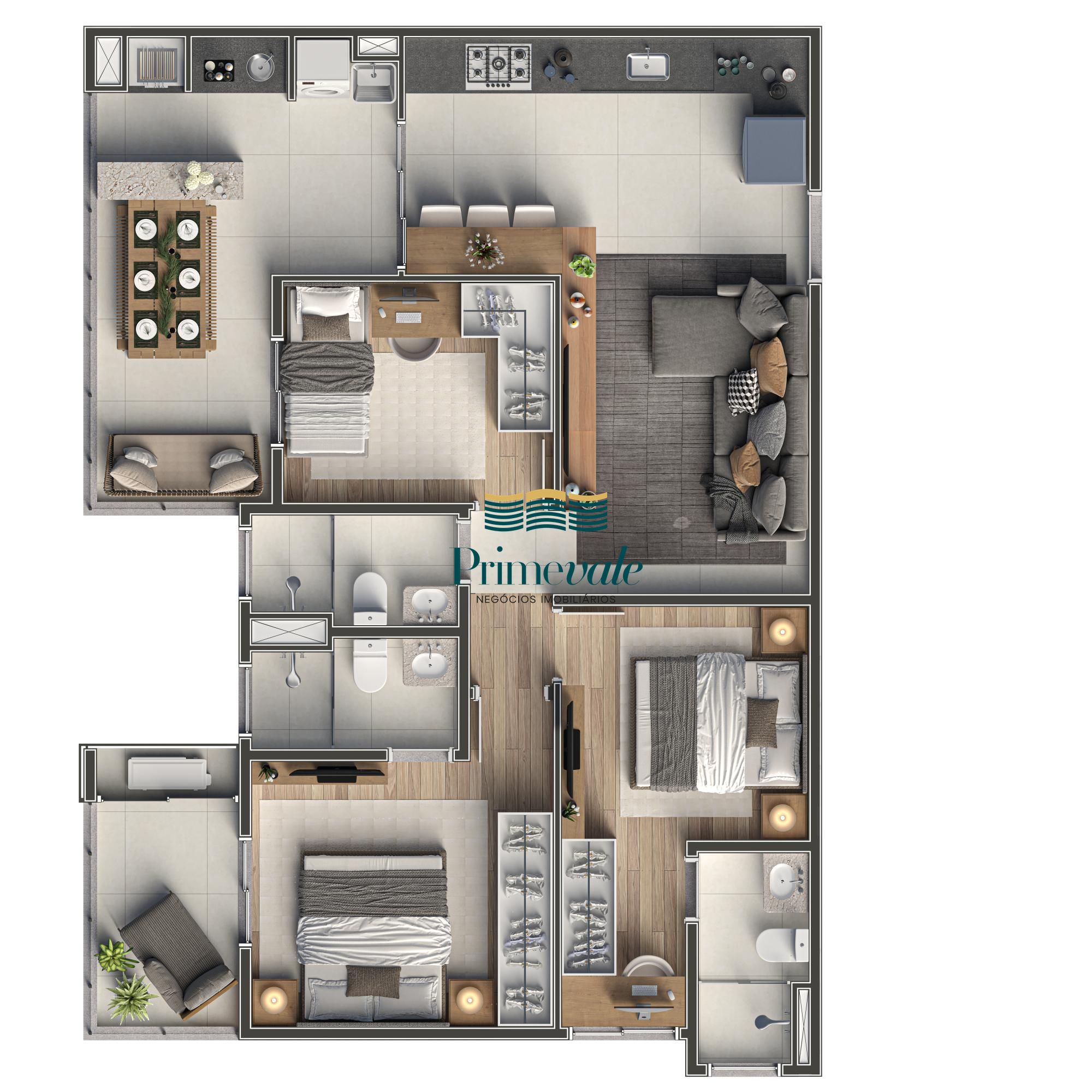 Apartamento, 3 quartos, 88 m² - Foto 21