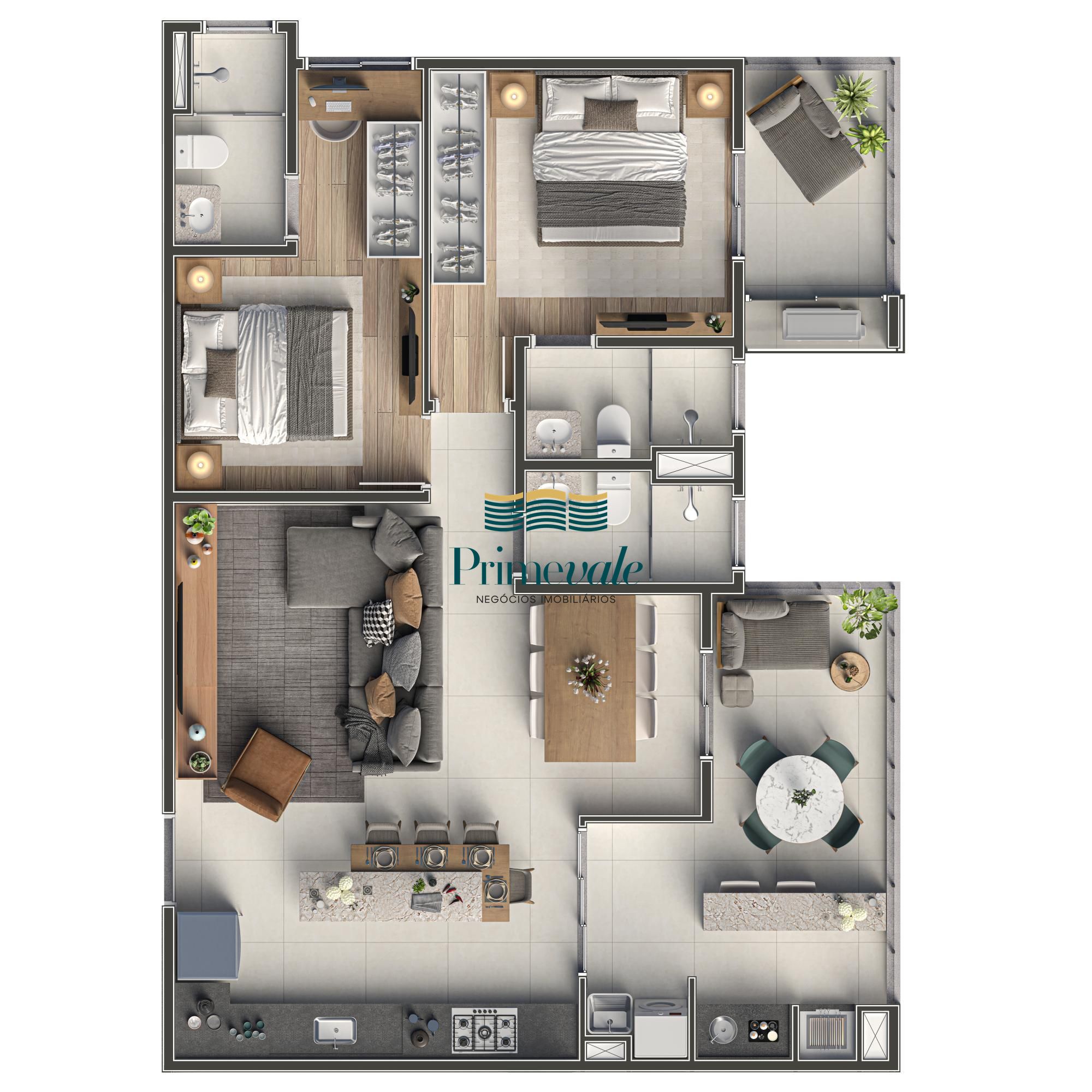 Apartamento, 3 quartos, 88 m² - Foto 18