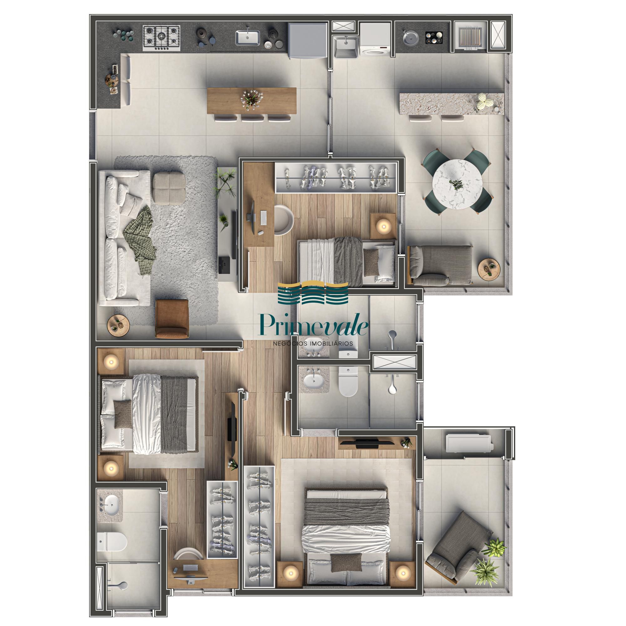 Apartamento, 3 quartos, 88 m² - Foto 23