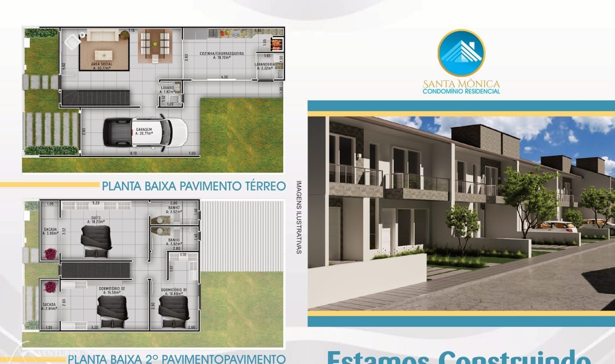 Casa de Condomínio, 3 quartos - Foto 3