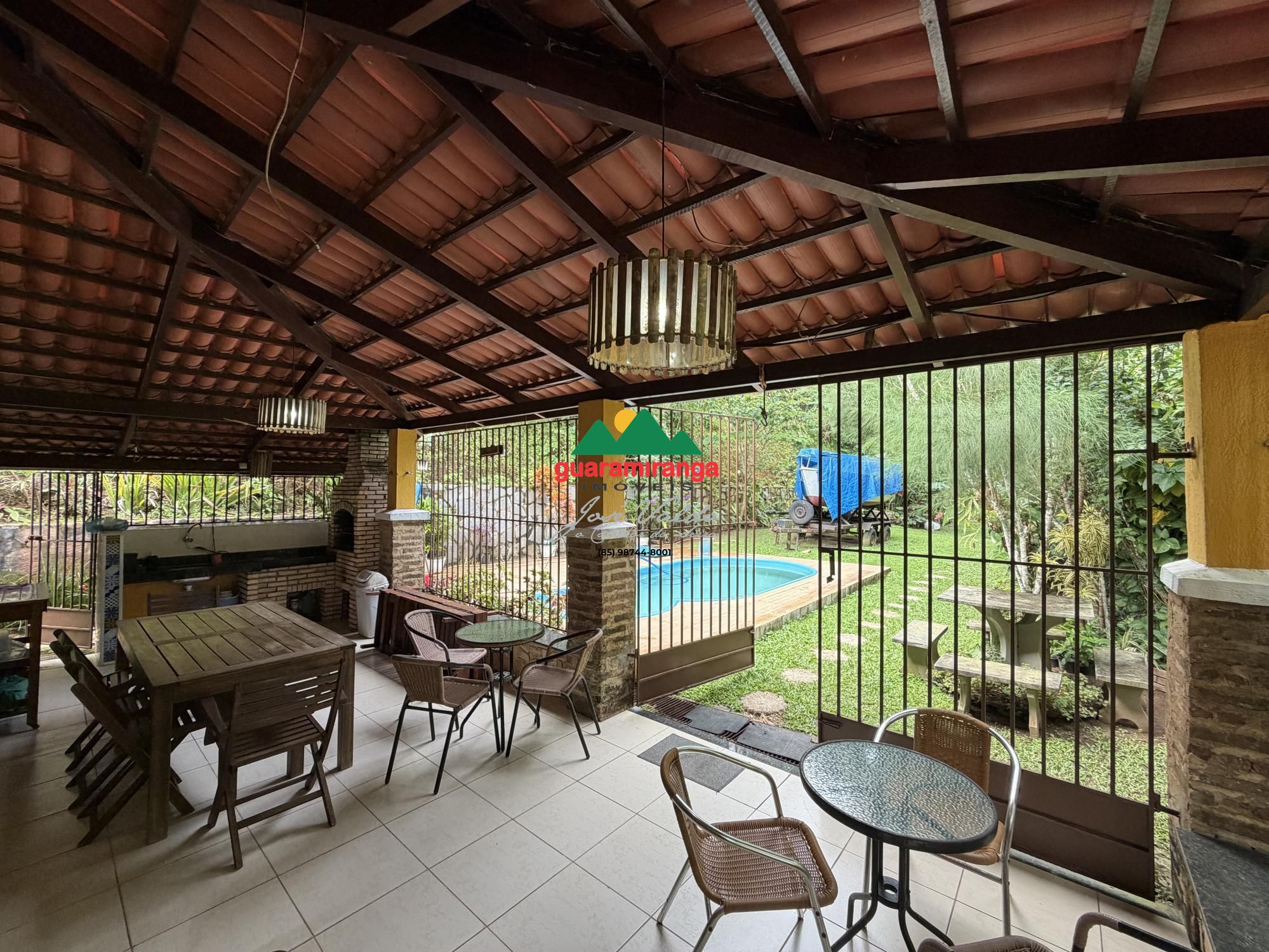 Chácara de 100,29m², com 03 suítes, churrasqueira e varanda 