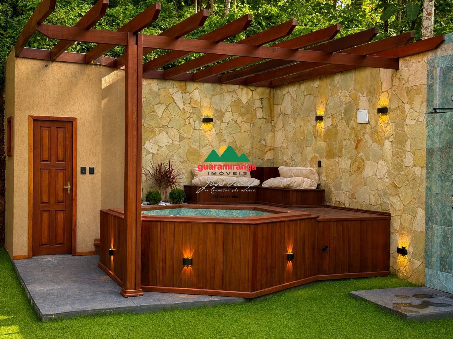 Chalé com 140 m², em um terreno de 1.000 m² com 03 quartos s