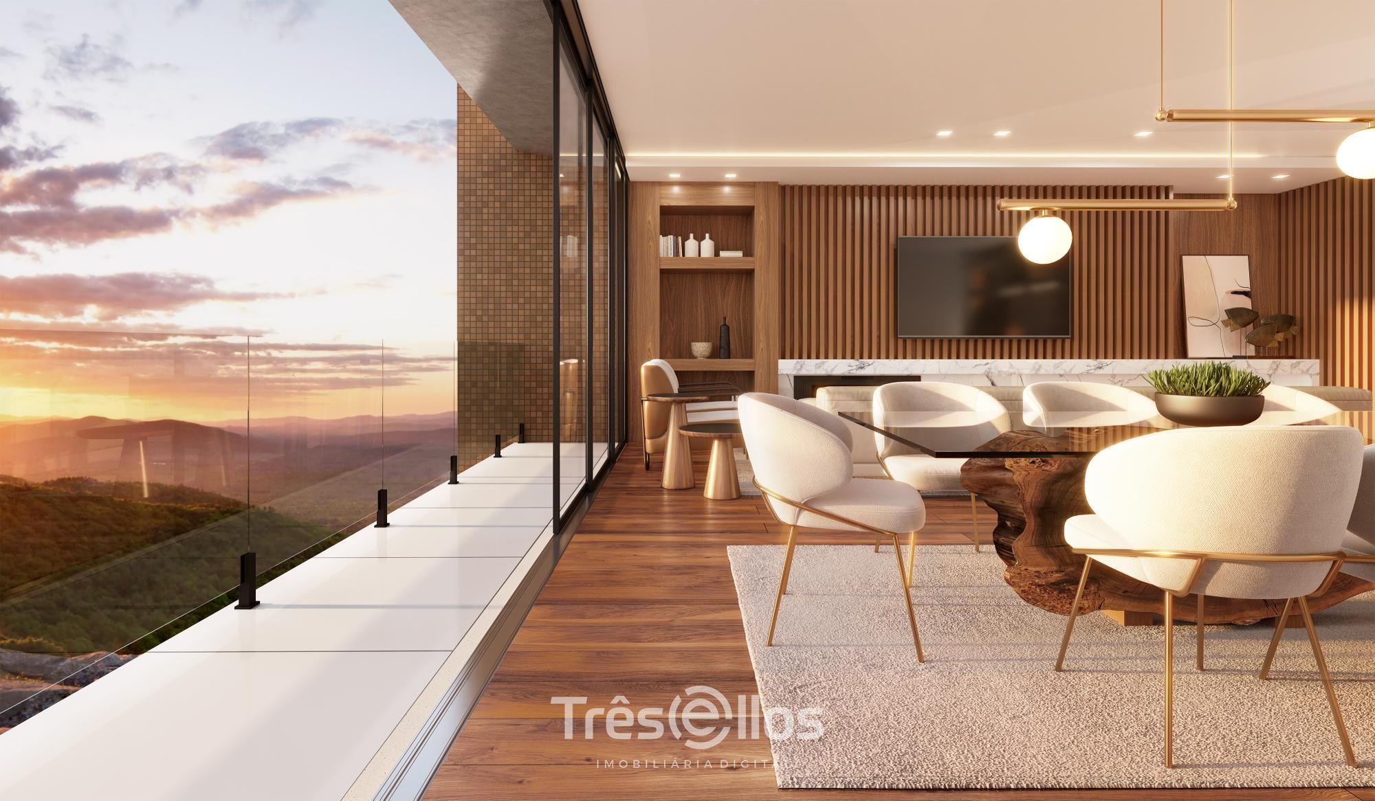 Apartamento à venda com 3 quartos, 207m² - Foto 2