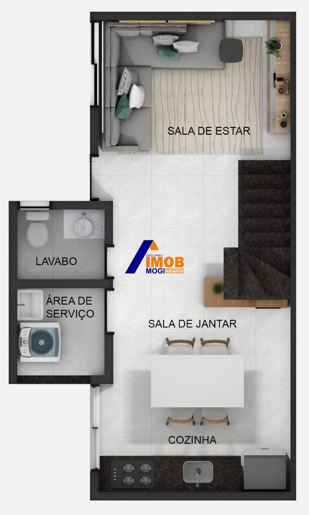 Casa à venda com 2 quartos, 70m² - Foto 9