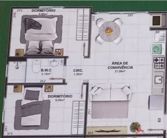 Apartamento à venda com 2 quartos, 48m² - Foto 10