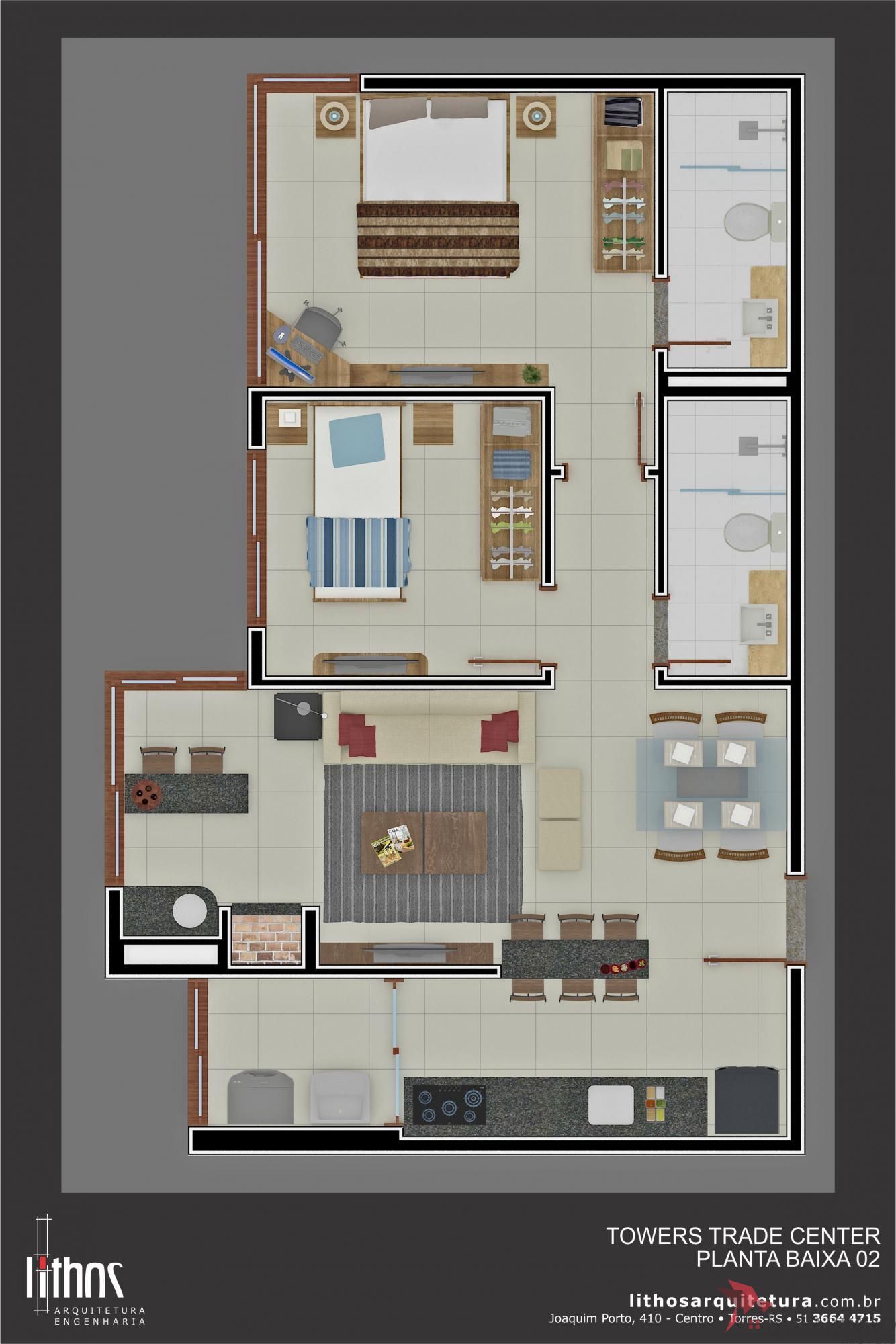 Cobertura à venda com 2 quartos, 132m² - Foto 2