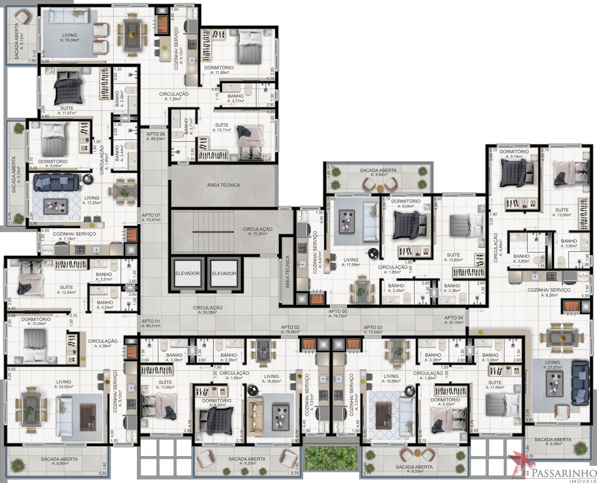 Apartamento, 2 quartos, 88 m² - Foto 8