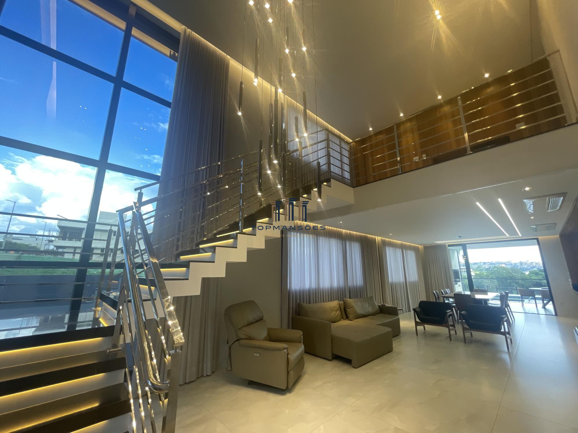 Casa nova mobiliada em Alphaville Vespasiano, piscina, spa e sauna, 4 suites