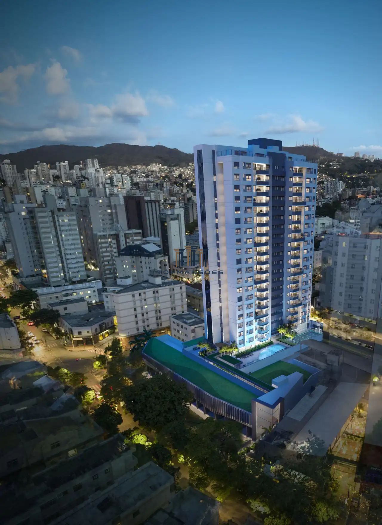 Apartamento de 3 ou 4 quartos com 2 ou 3 vagas no Luxemburgo com lazer