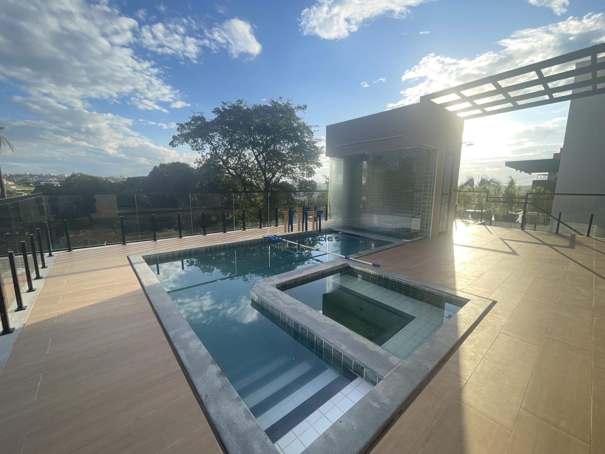 Casa nova mobiliada em alphaville vespasiano, piscina, spa e