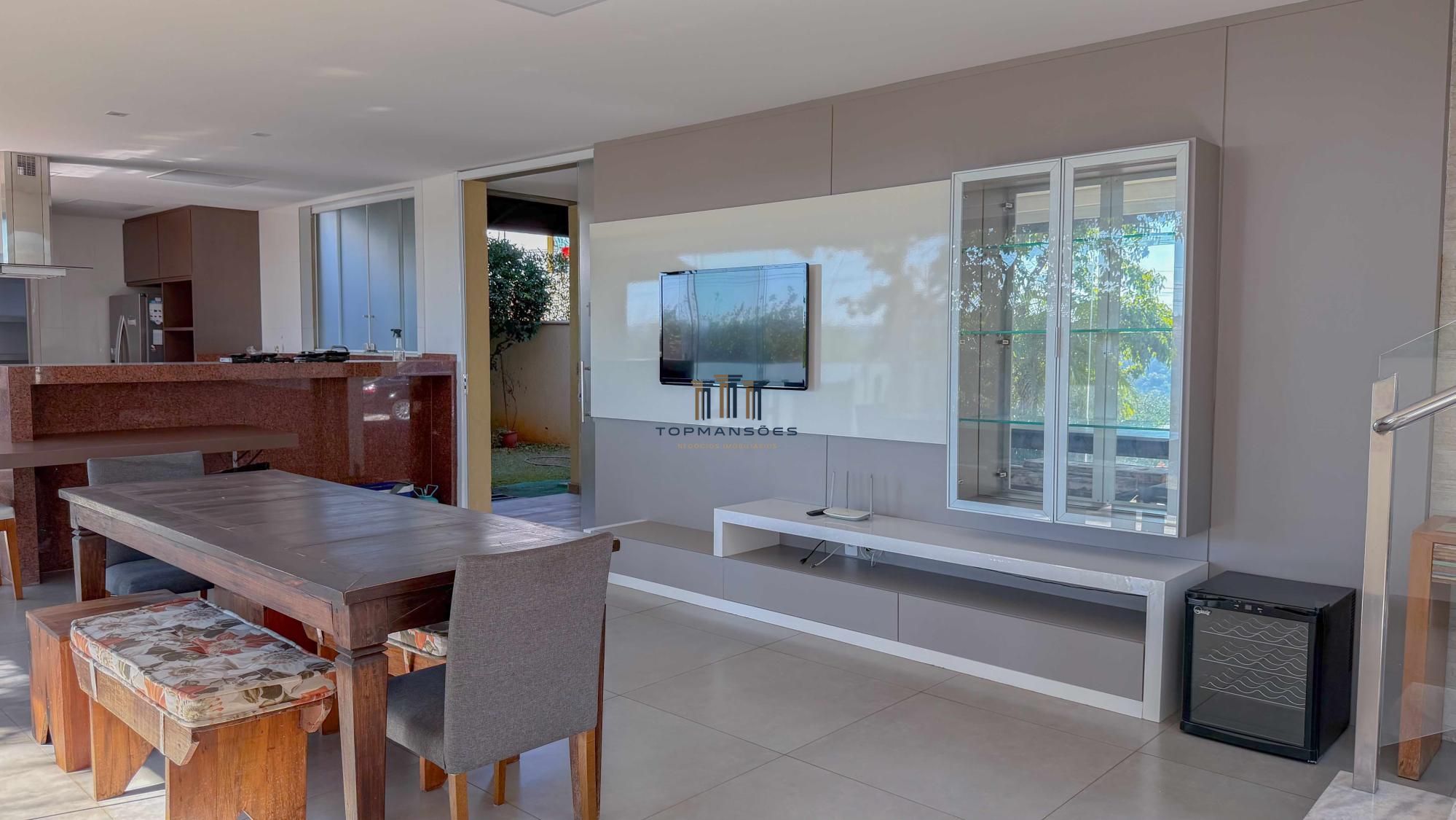 Casa mobiliada 5 quartos, piscina e gourmet, residencial par