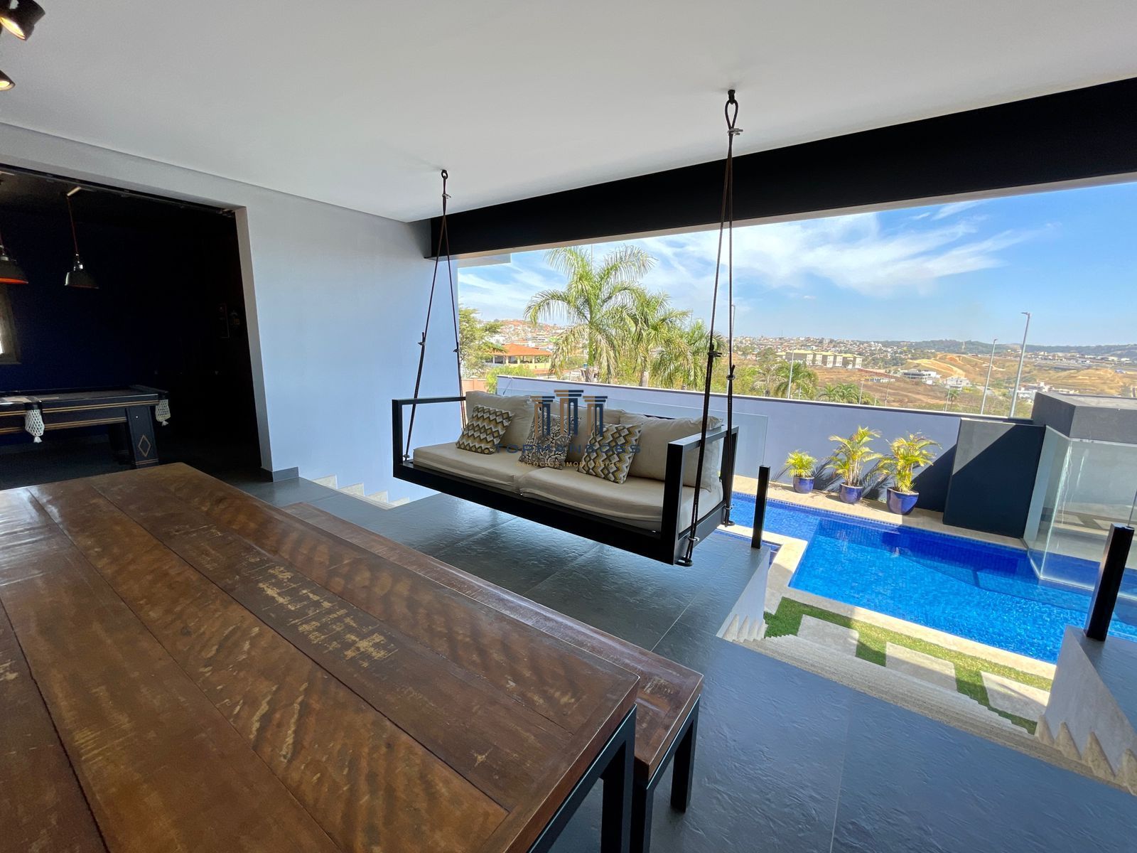 Casa Luxo, moderna, mobiliada com piscina, Alphaville, Vespasiano, MG