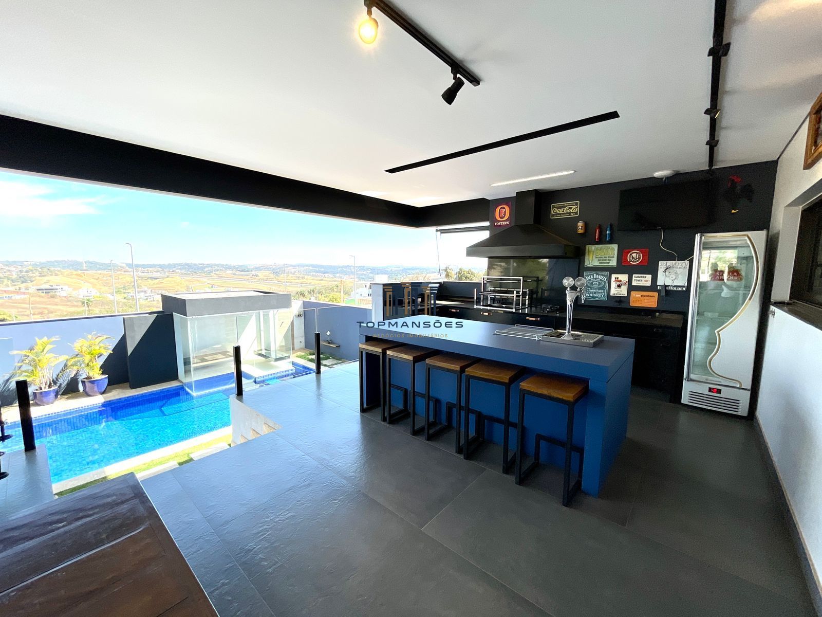Casa luxo, moderna, mobiliada com piscina, alphaville, vespa