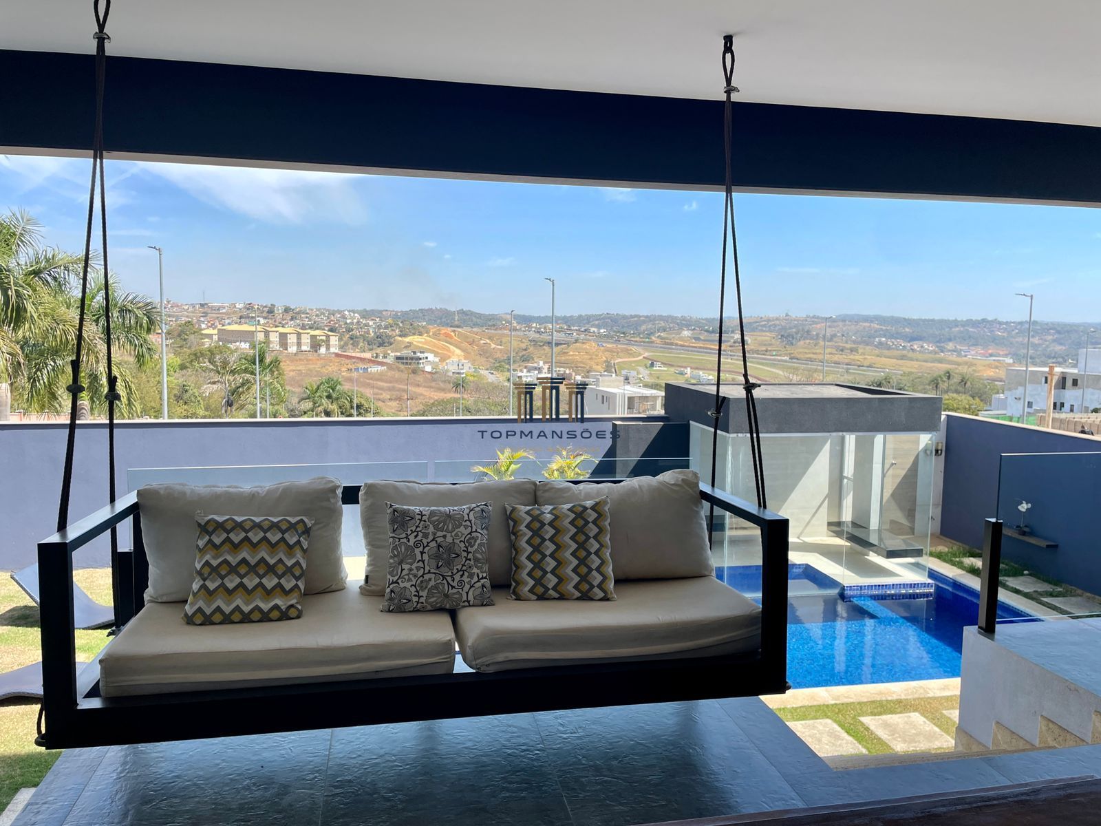 Casa Luxo, moderna, mobiliada com piscina, Alphaville, Vespasiano, MG