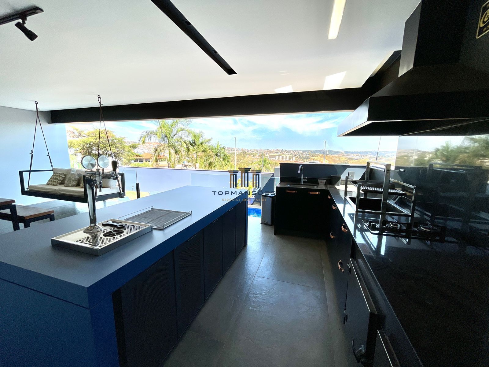 Casa Luxo, moderna, mobiliada com piscina, Alphaville, Vespasiano, MG