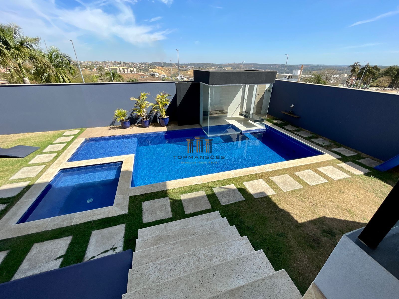 Casa Luxo, moderna, mobiliada com piscina, Alphaville, Vespasiano, MG