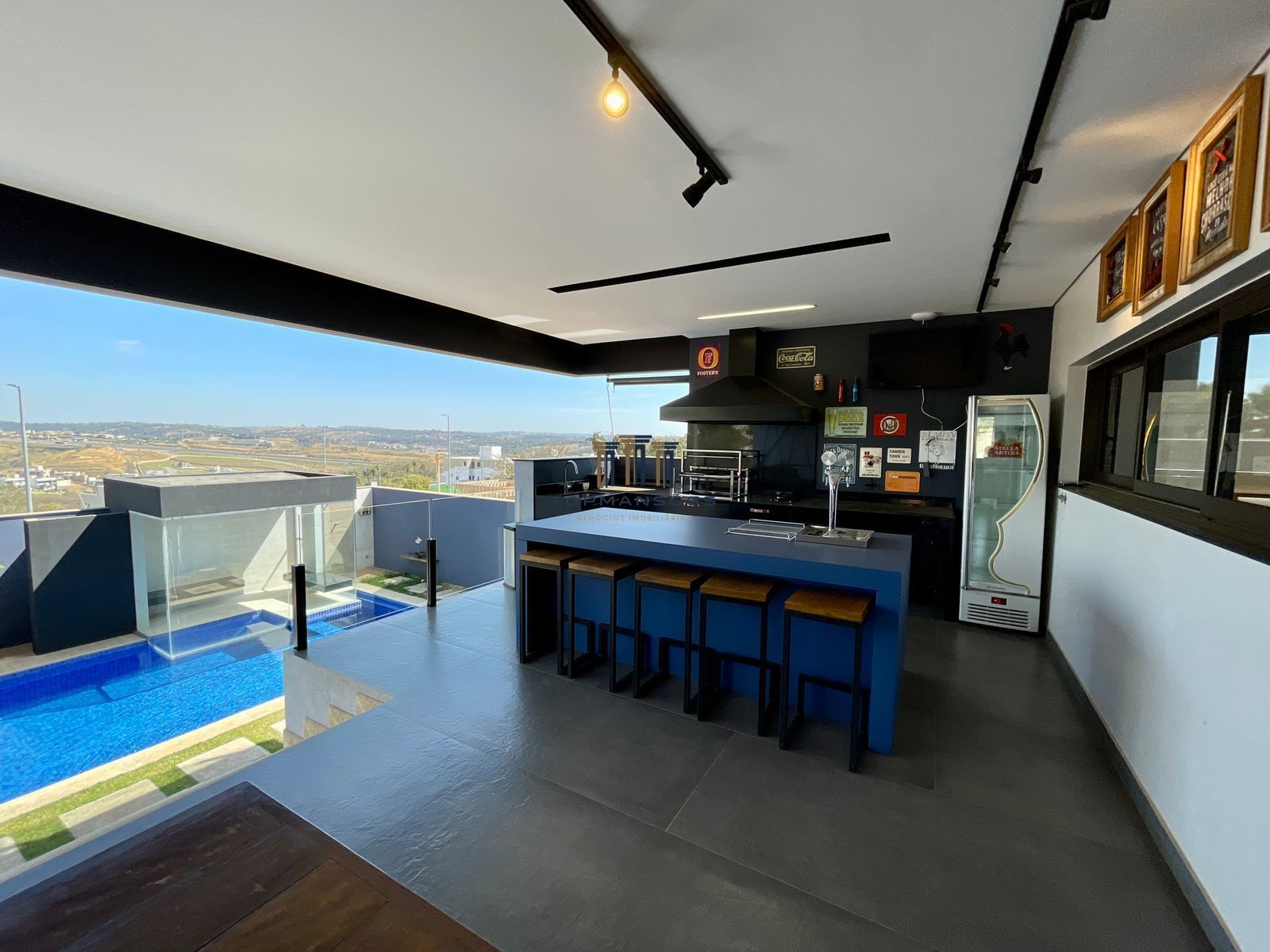 Casa Luxo, moderna, mobiliada com piscina, Alphaville, Vespasiano, MG