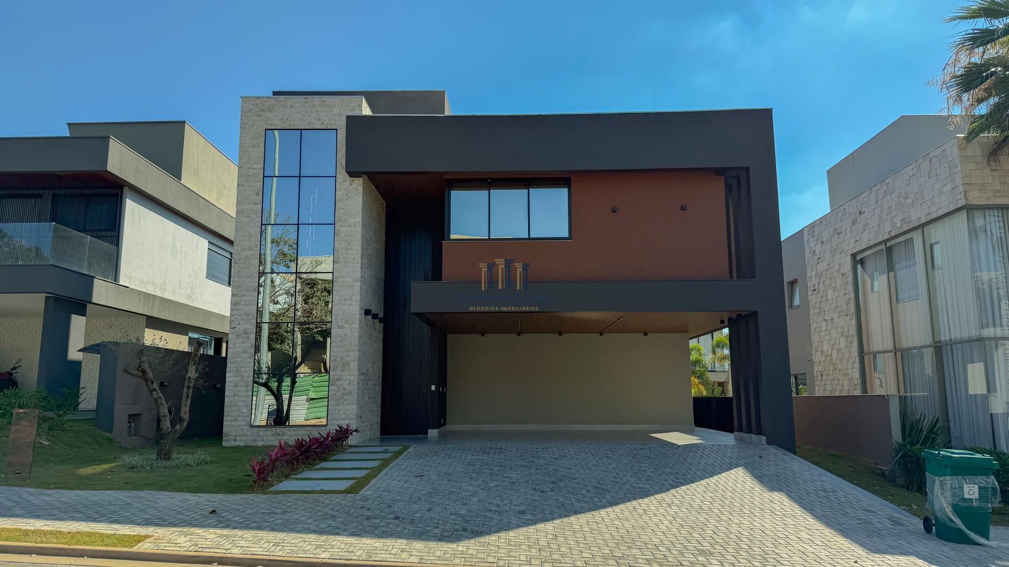 Casa nova de alto padrão em alphaville, 4 suites , piscina e