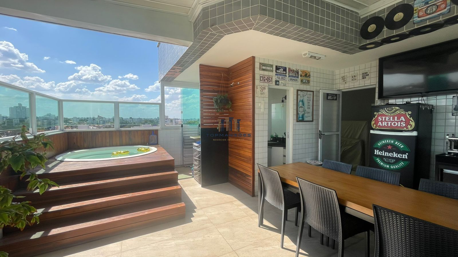 Cobertura com gourmet e spa 3 quartos no Itapuã/Belo Horizonte