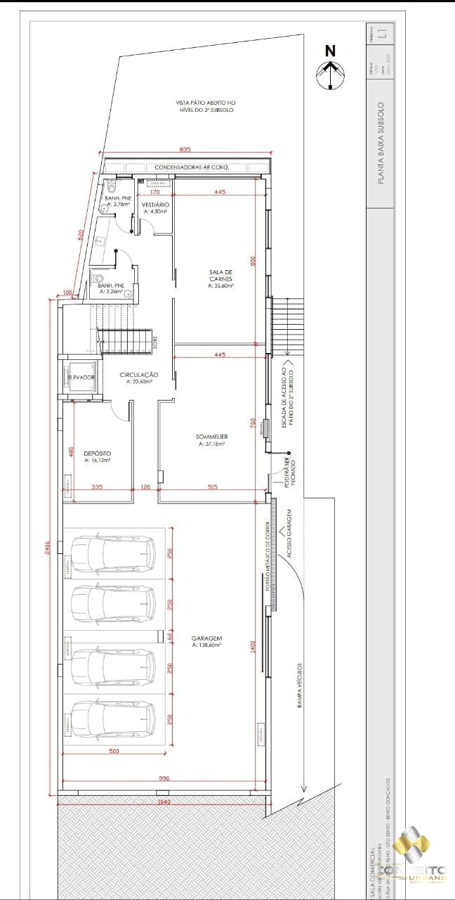 Conjunto Comercial-Sala para alugar com 6 quartos, 750m² - Foto 3