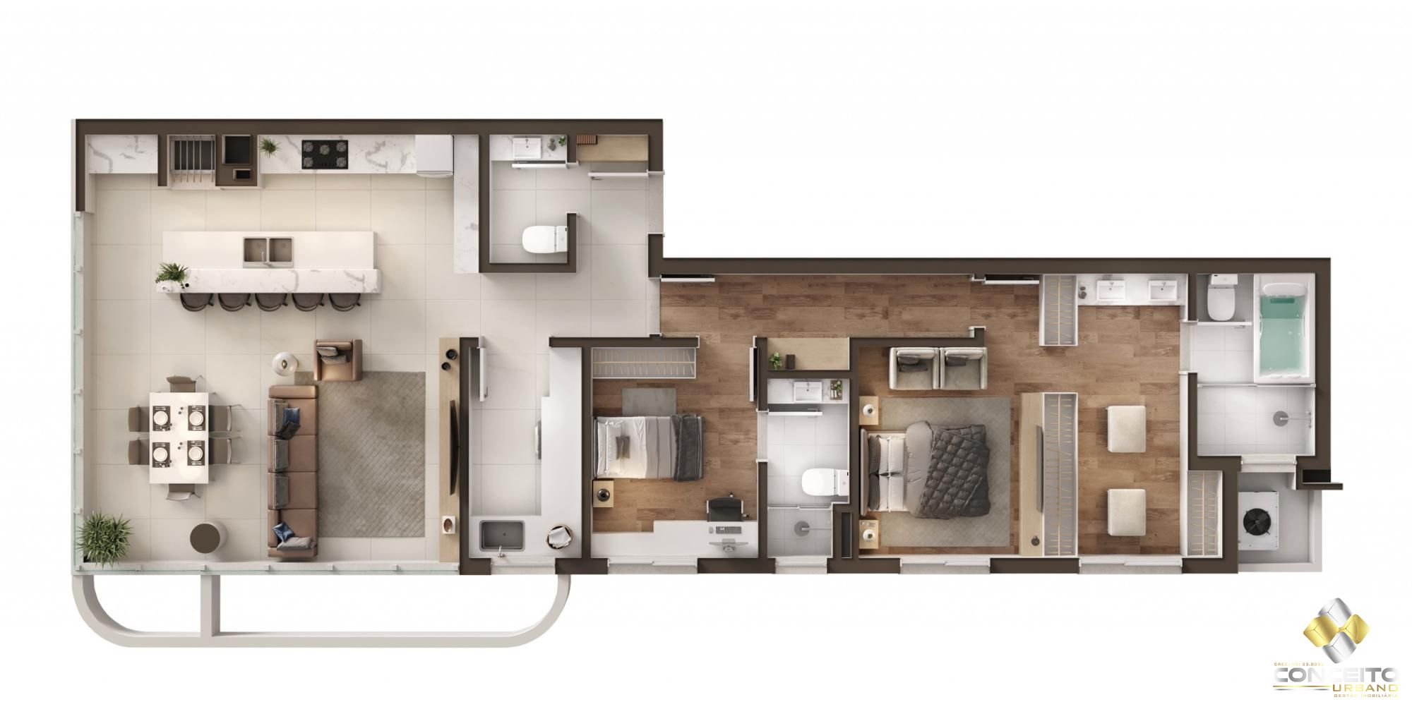 Apartamento à venda com 3 quartos, 100m² - Foto 14