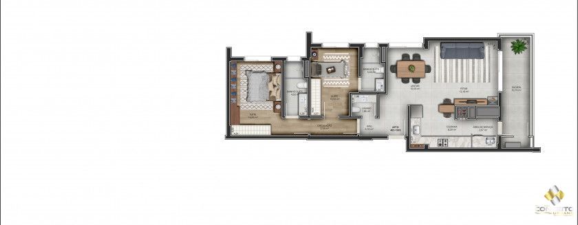 Apartamento à venda com 2 quartos, 105m² - Foto 19