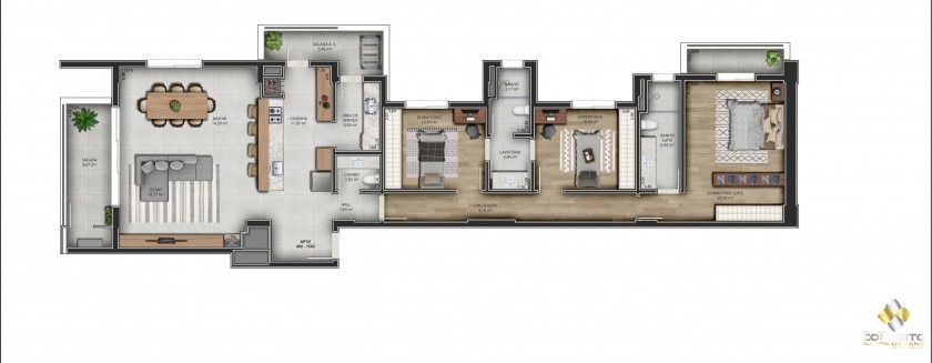 Apartamento à venda com 3 quartos, 155m² - Foto 16