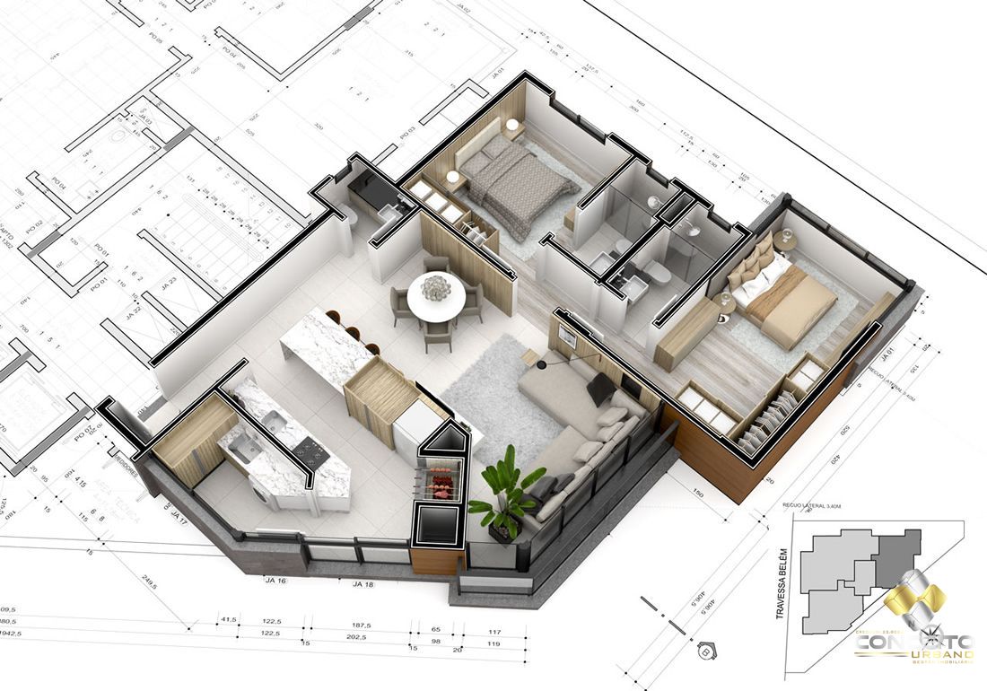 Apartamento à venda com 2 quartos, 110m² - Foto 14