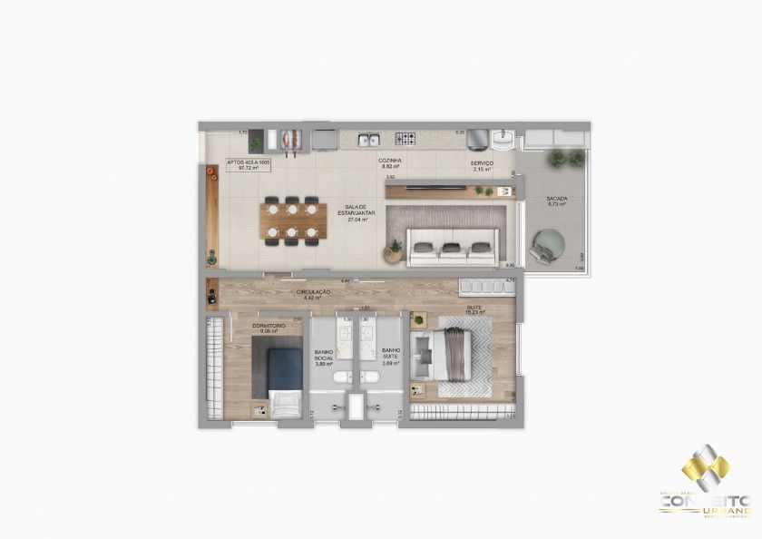 Apartamento à venda com 3 quartos, 128m² - Foto 12