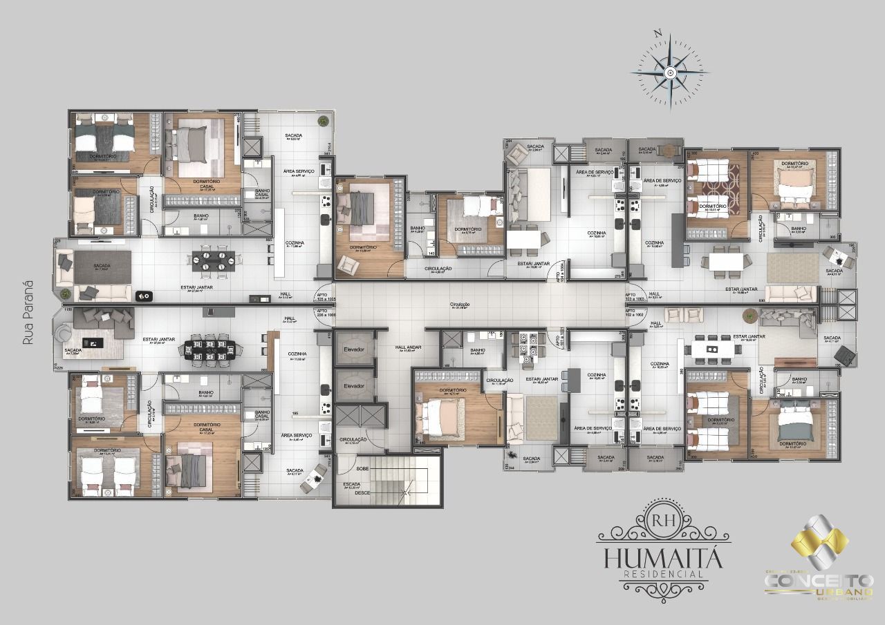 Apartamento à venda com 2 quartos, 85m² - Foto 4