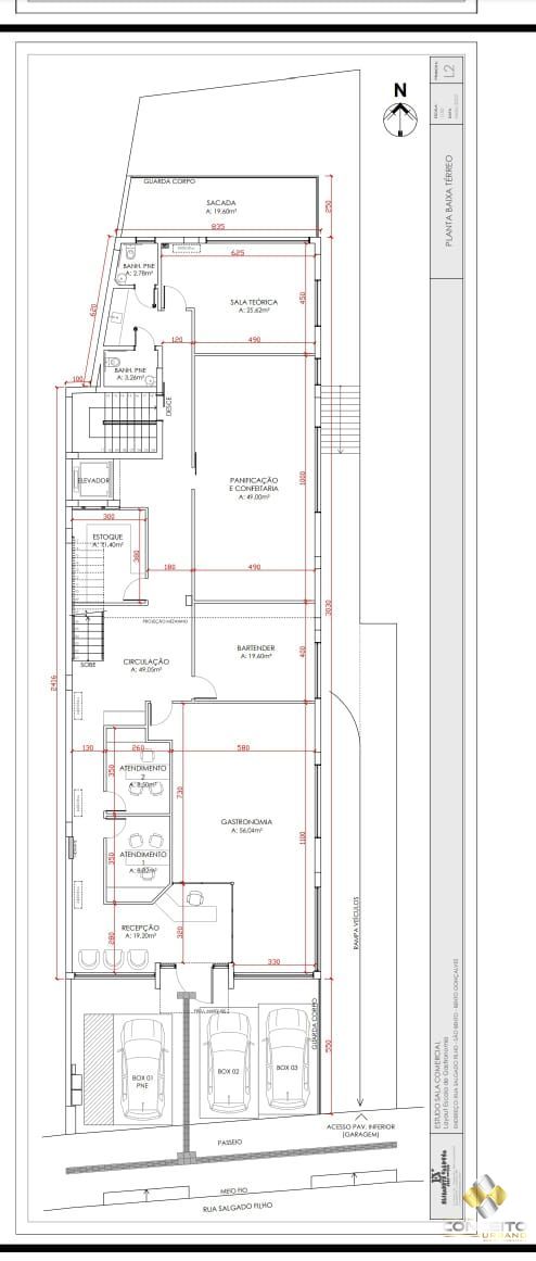 Conjunto Comercial-Sala para alugar com 6 quartos, 750m² - Foto 2