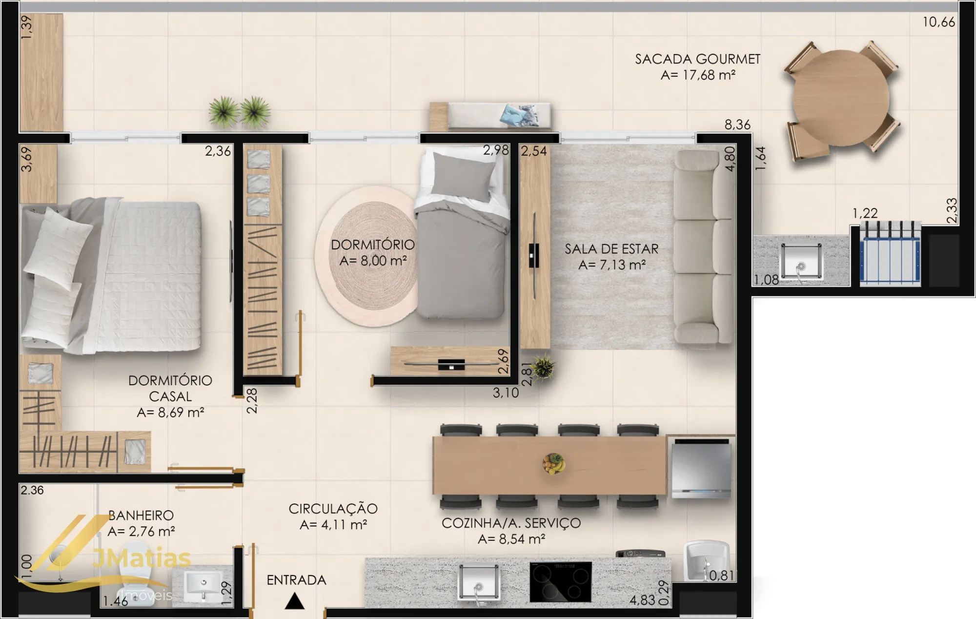 Apartamento, 2 quartos, 64 m² - Foto 33