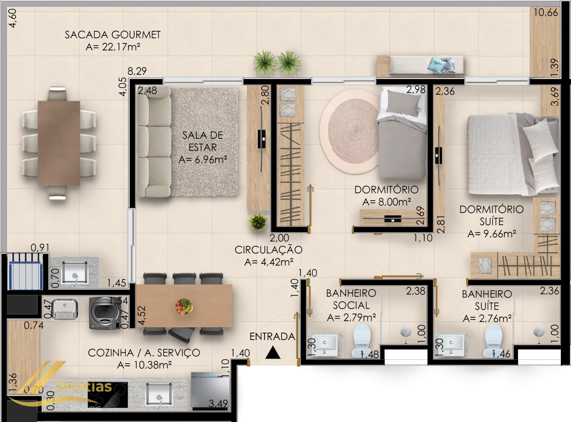 Apartamento, 2 quartos, 64 m² - Foto 29