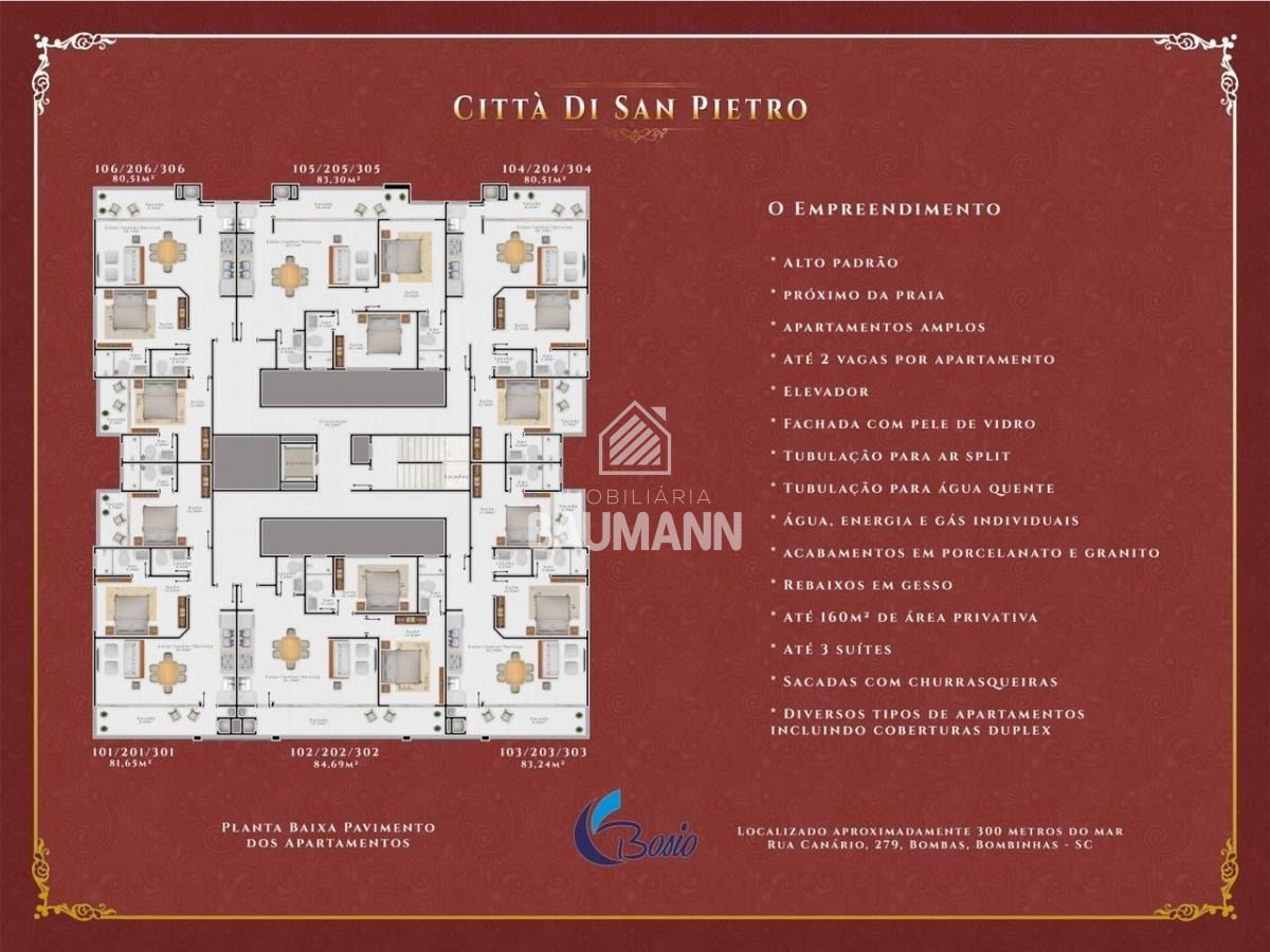 Apartamento à venda com 3 quartos, 83m² - Foto 2