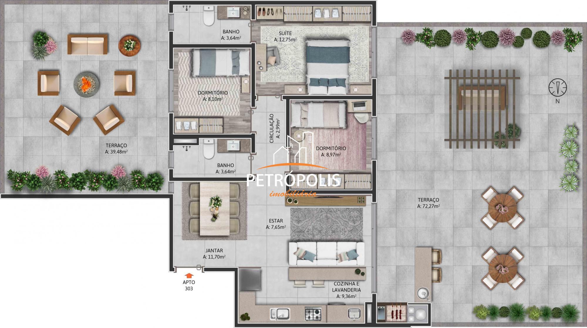 Apartamento à venda com 2 quartos, 83m² - Foto 20