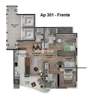 Apartamento à venda com 3 quartos, 87m² - Foto 36