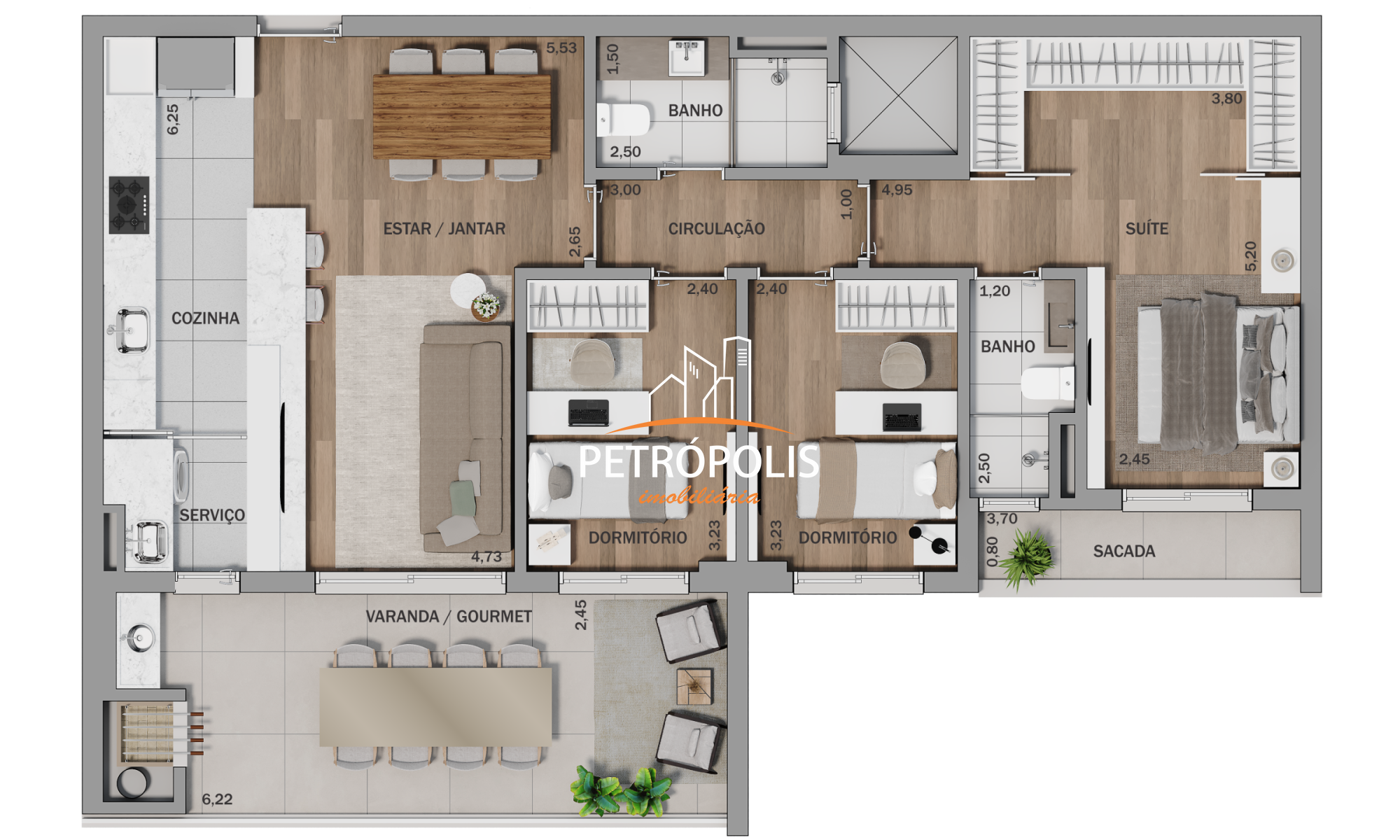 Apartamento à venda com 3 quartos, 110m² - Foto 37