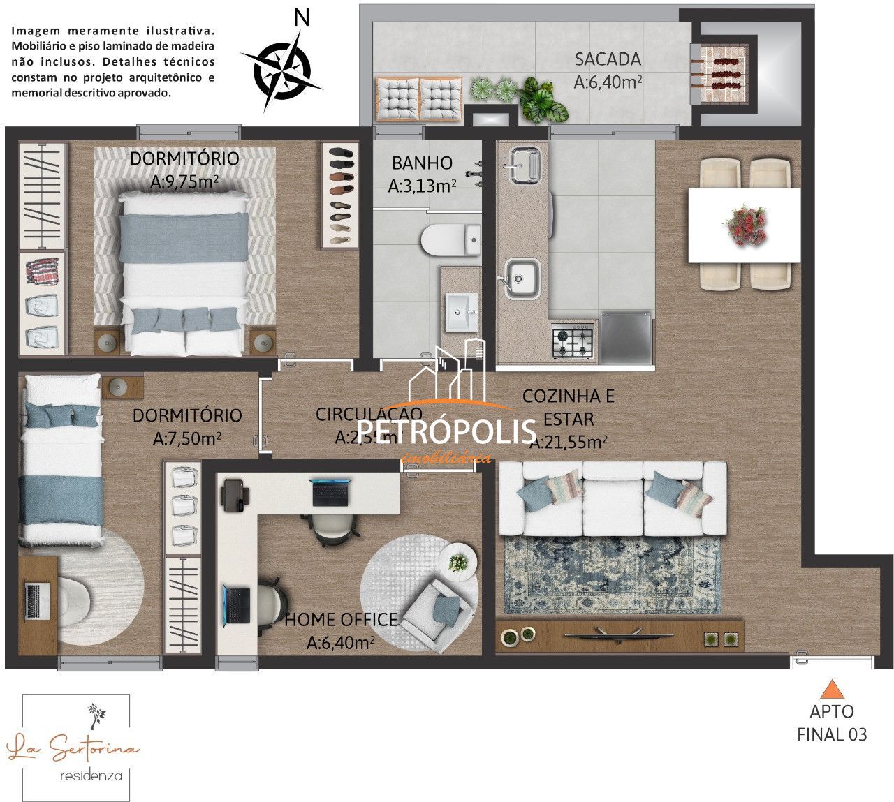 Apartamento à venda com 3 quartos, 62m² - Foto 8