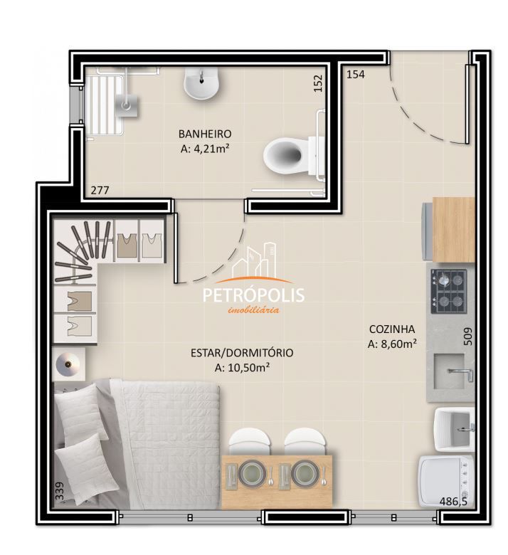 Apartamento à venda com 2 quartos, 56m² - Foto 20