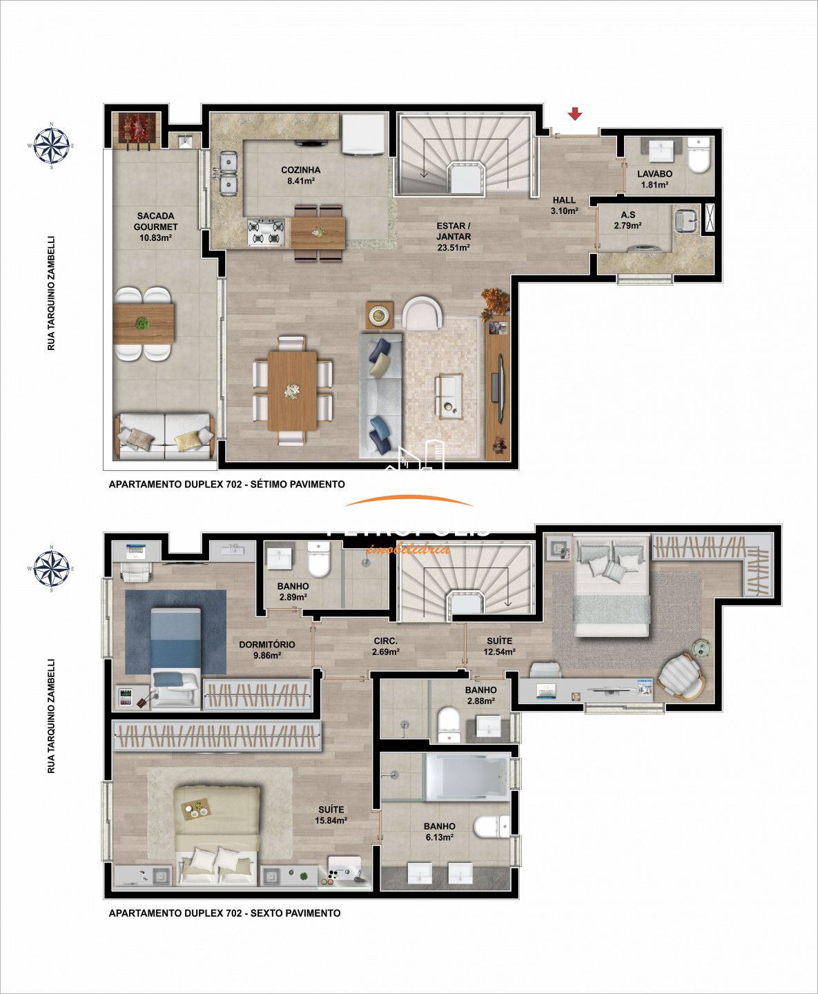 Apartamento à venda com 3 quartos, 123m² - Foto 11