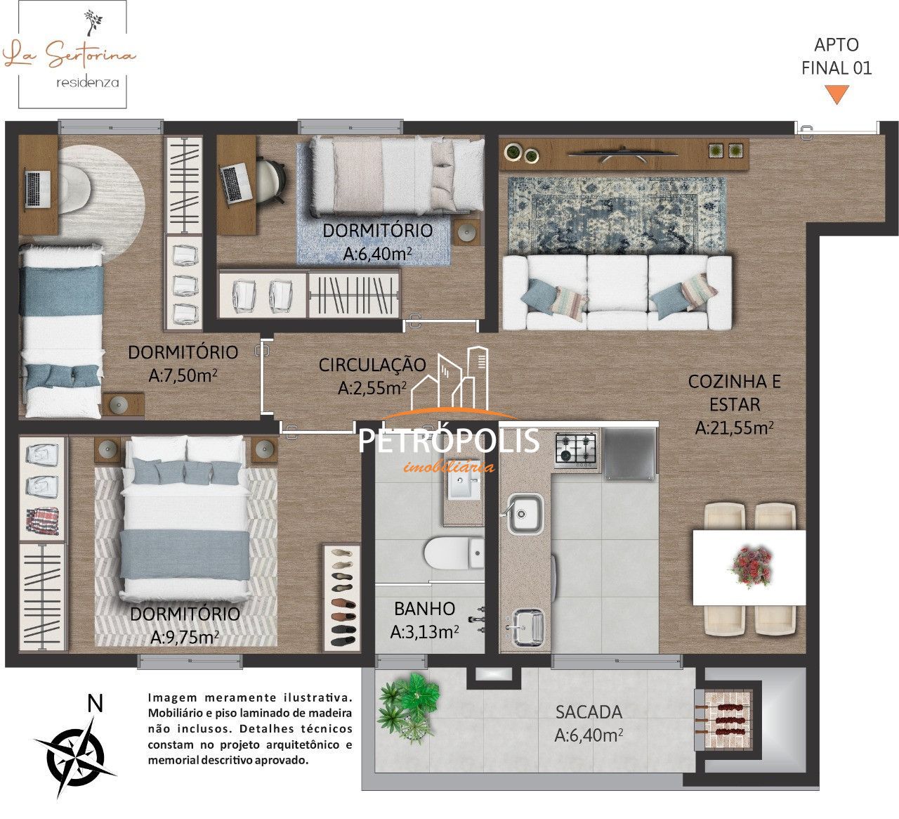 Apartamento à venda com 3 quartos, 62m² - Foto 9