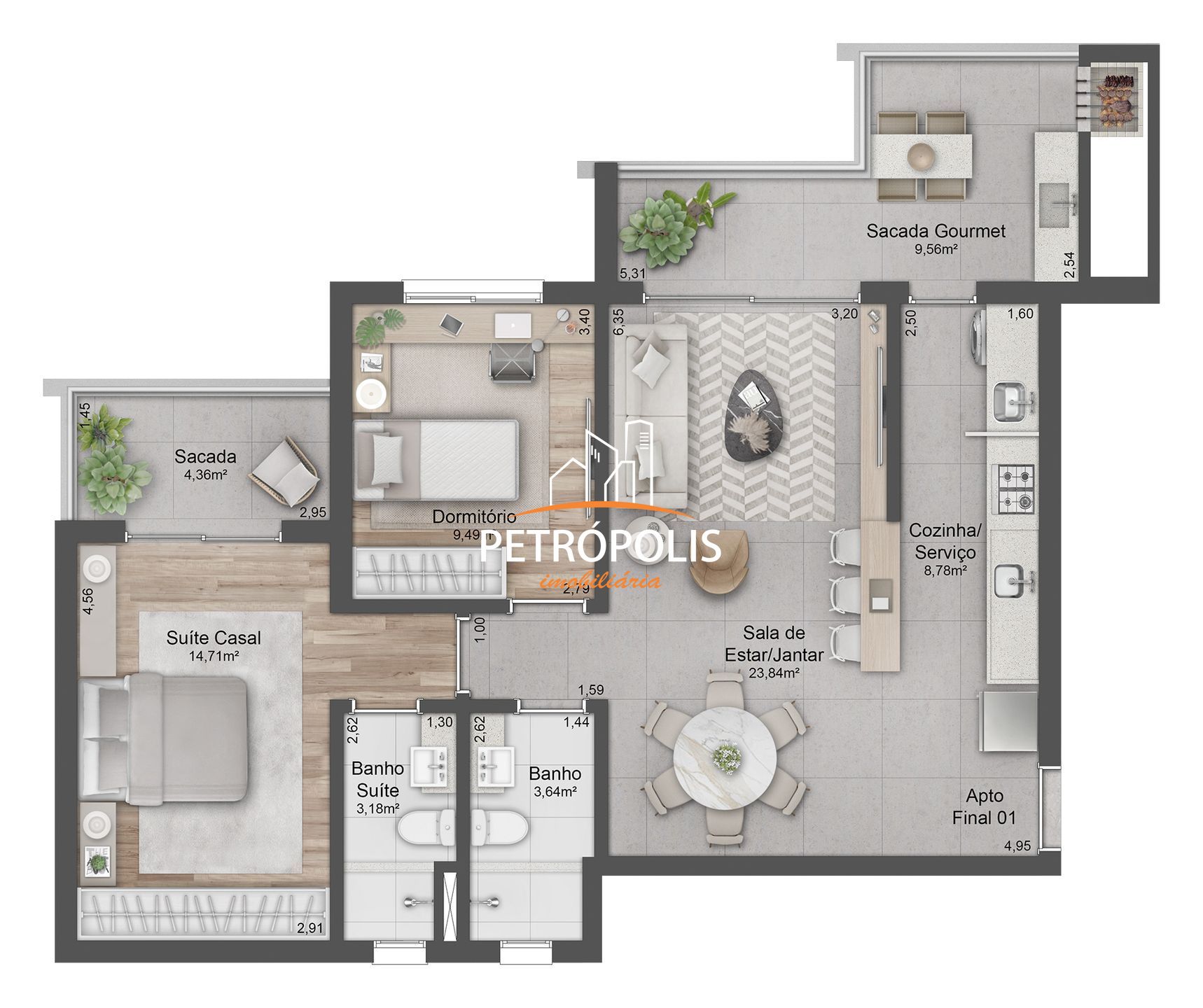 Apartamento à venda com 2 quartos, 87m² - Foto 29