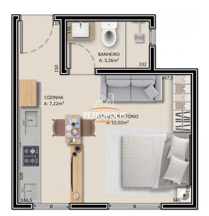 Apartamento à venda com 2 quartos, 56m² - Foto 23